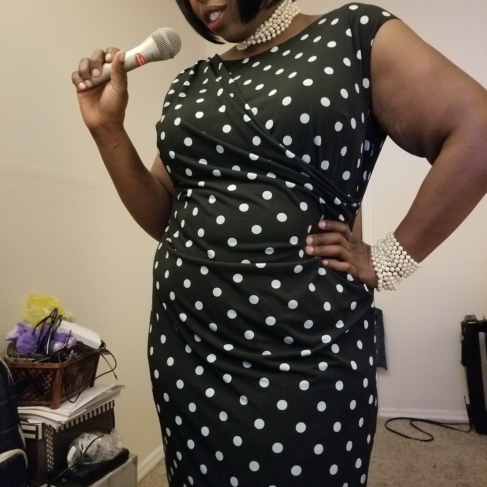 💖Sold💖A Polka Dot Dressbarn Dress💖Sold💖